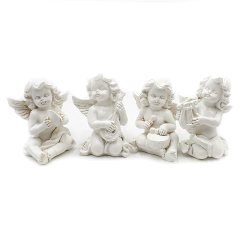 ANGYAL ÜLŐ HANGSZERREL 4/240 10x7x5 cm 4 FÉLE