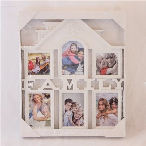 KÉPKERET 1/12 6 ABLAKOS 43x51 CM FEHÉR FAMILY