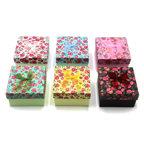 PAPÍRDOBOZ 8.5x8.5x5.5 cm 6/360 6 féle