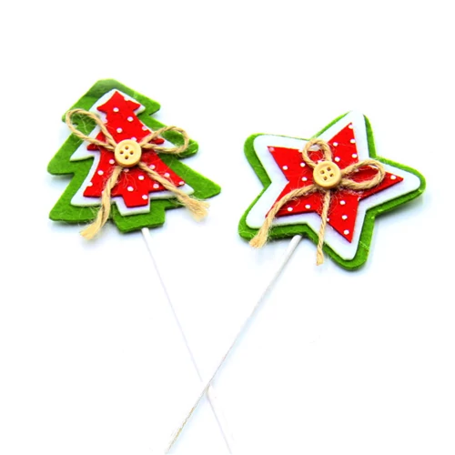 FILCDÍSZ KARÁCSONYI PÁLCÁS 12/1200 27 cm 2 FÉLE