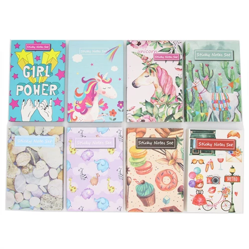 NOTESZ STICKY NOTES 1/96 8 féle 16.5x11.5 cm