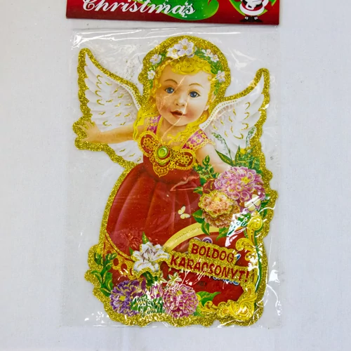 PAPÍR DÍSZ,ANGYALOS 10/800 25x37 cm