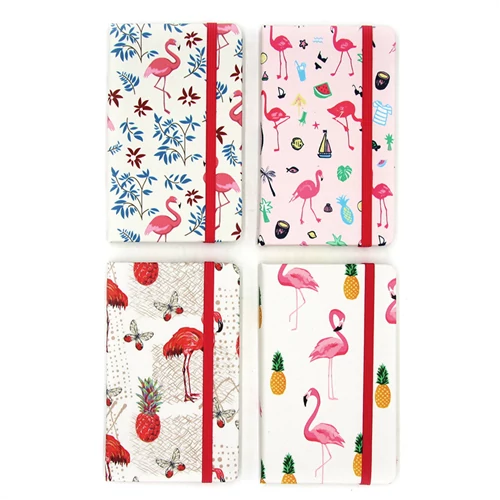 NOTESZ FLAMINGÓS A5 1/120 20.5x15x1 cm 4 féle