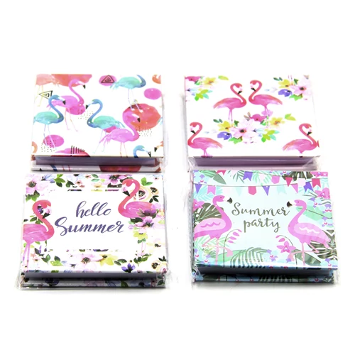 NOTESZ MINI FLAMINGÓS 12/576 8x8x1.5 cm 4 féle