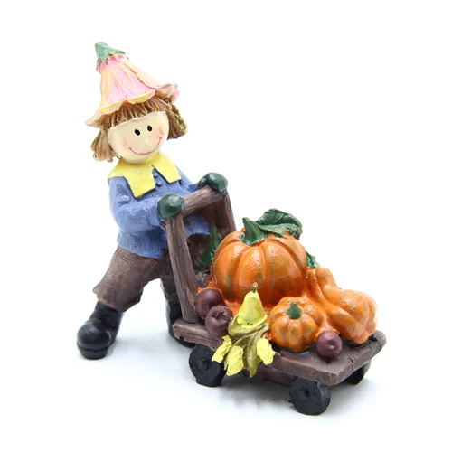 ŐSZI FIGURA TALICSKÁVAL 12/96 9X5X9 cm