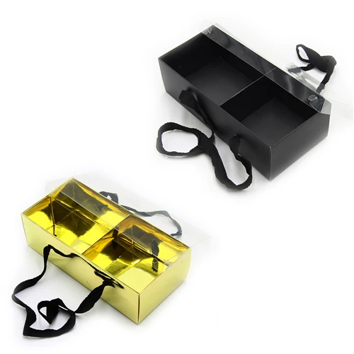 DÍSZDOBOZ 23x11x7 cm 10/500 ARANY,FEKETE