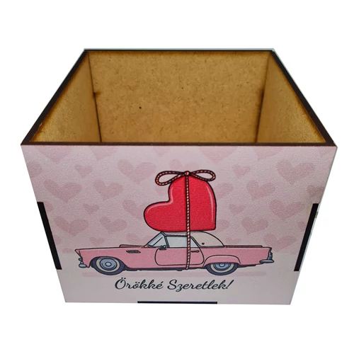 VALENTÍNBOX - ÖRÖKKÉ SZERETLEK 12,5x12,5x10 cm