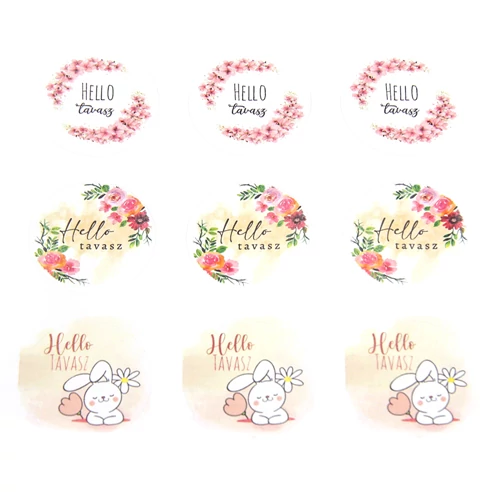 MATRICA 12 db, Hello Tavasz, KEREK 4 cm